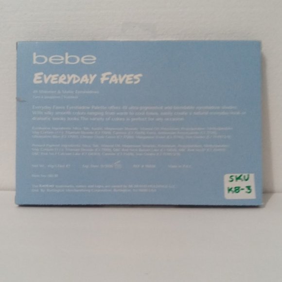 EYESHADOWS bebe  49 SHIMMER AND MATTE EYESHADOWS.  MULTICOLOR - Picture 3 of 4